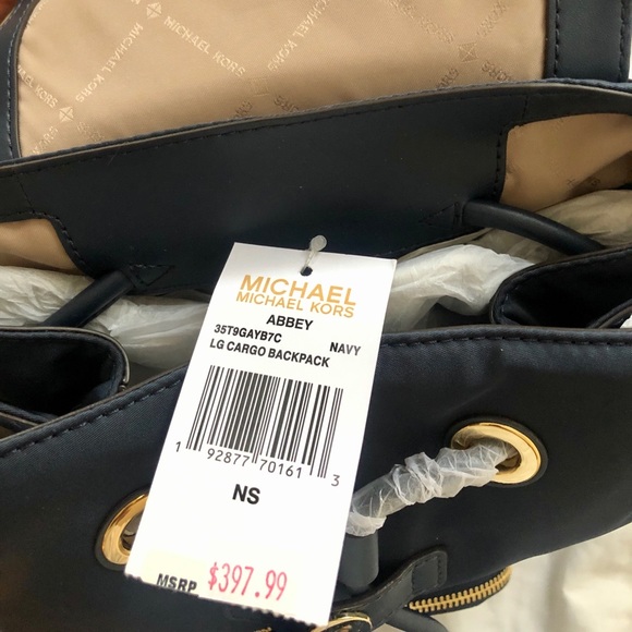 New Michael Kors medium bag pack Navy
